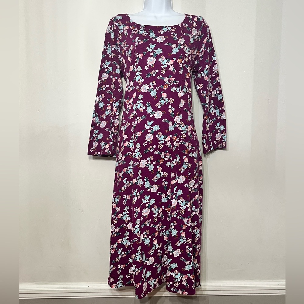 Vermont Country Store Dress Floral Cottage Prairie Fit & Flare Garden Women’s M‎